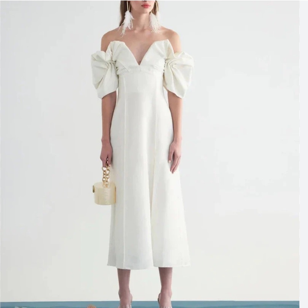 NWT Cult Gaia Muna Dress in Off White! Size 4
